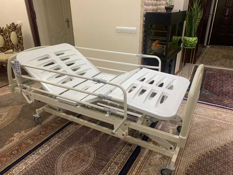 تخت بیمارستانی سه شکن برقی