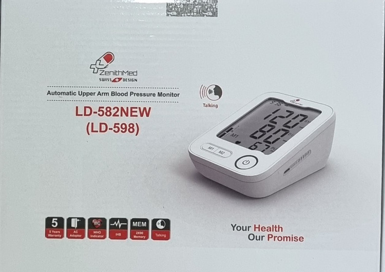 فشارسنج دیجیتال بازویی سخنگو دو کاف زنیت مد مدل LD582New-LD598