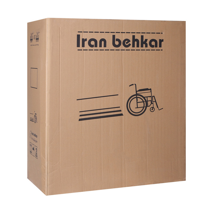 ویلچر ارتوپدی ایران بهکار مدل 791 کم اجرتحا چرخ پره آلومینیومی